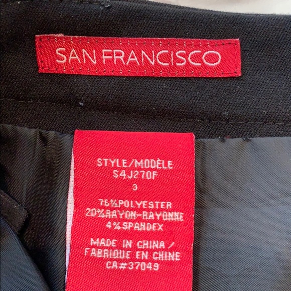 San Francisco boutique black skirt size 3 - Picture 3 of 5